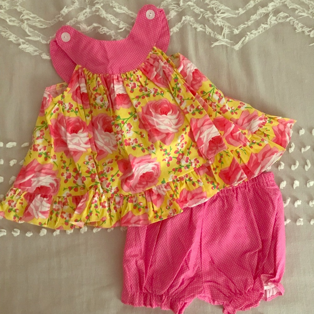 Adorable Top & Bloomer Set